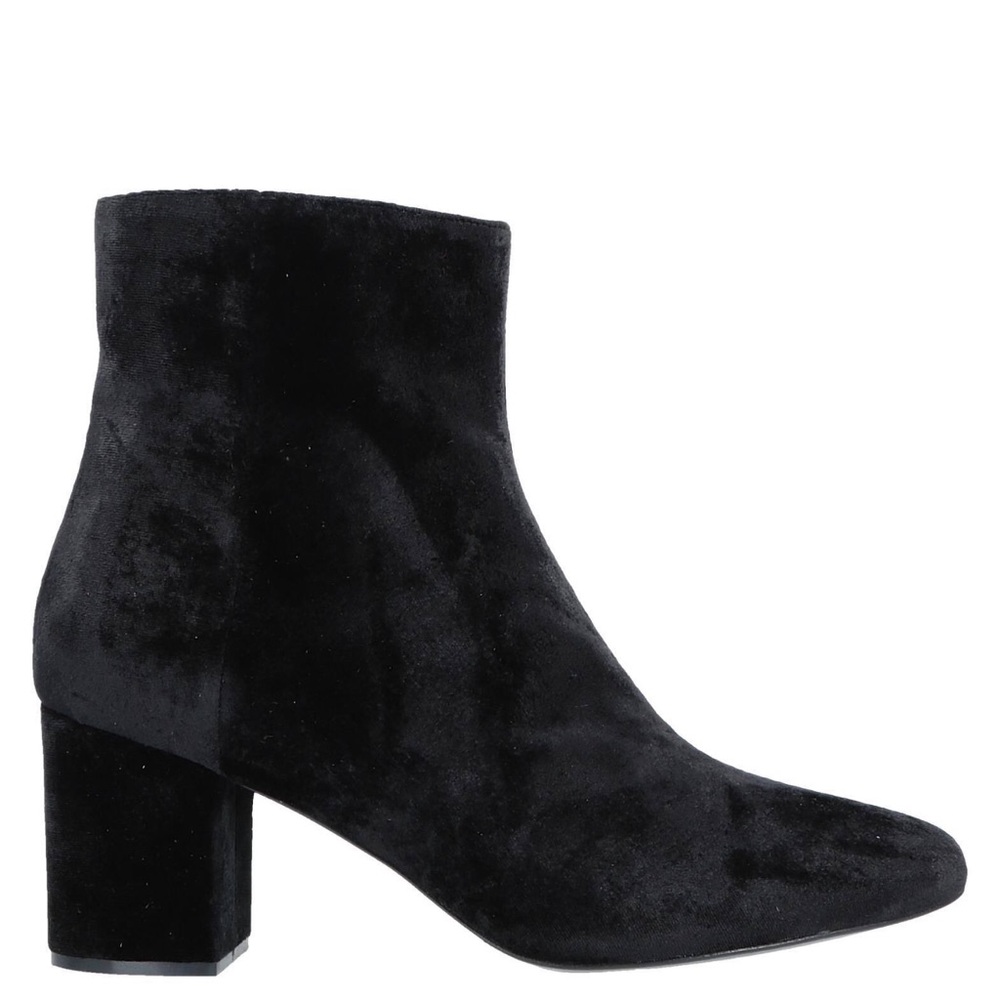 🎄🎁 TWINSET Milano Velvet Ankle Boots Sz 37 in Black